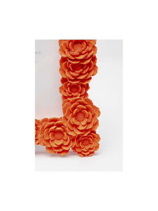 Kare Design Kunststoff Fotorahmen mit Orange Rahmen