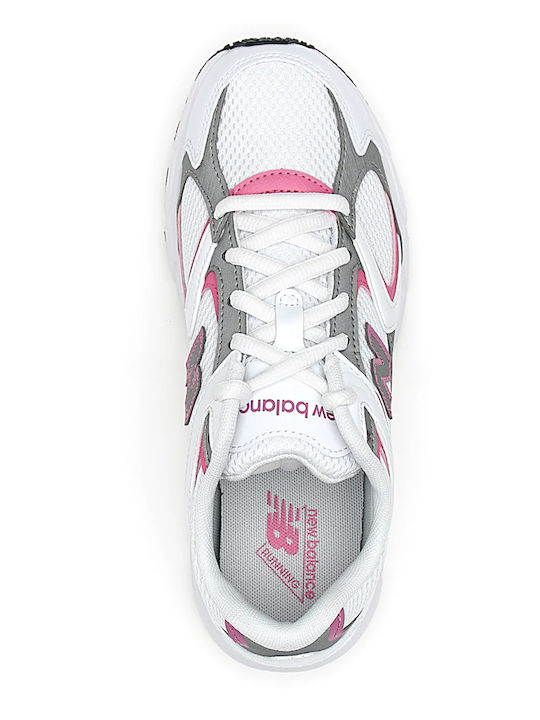 Classic Kids Sports Shoes Running with Laces White