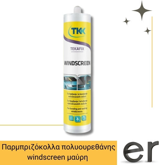 TKK Windschutzscheiben-Kleber Polyurethan Schwarz 290ml