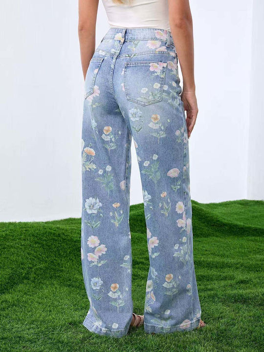 High Rise Women's Jean Pants in Loose Fit