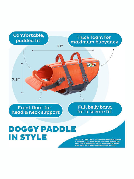 Vestă De Salvare Pentru Câini Xl Outward Hound Granby Splash Greutate Minimă 38 Kg Portocalie Accente Reflectorizante Curele Reglabile Bandă Abdominală Mâner De Salvare Vestă De Salvare Pentru Câini Xl Outward Hound Granby Splash Greutate Minimă 38 Kg Portocalie Accente Reflectorizante Curele Reglabile Bandă Abdominală Mâner De Salvare