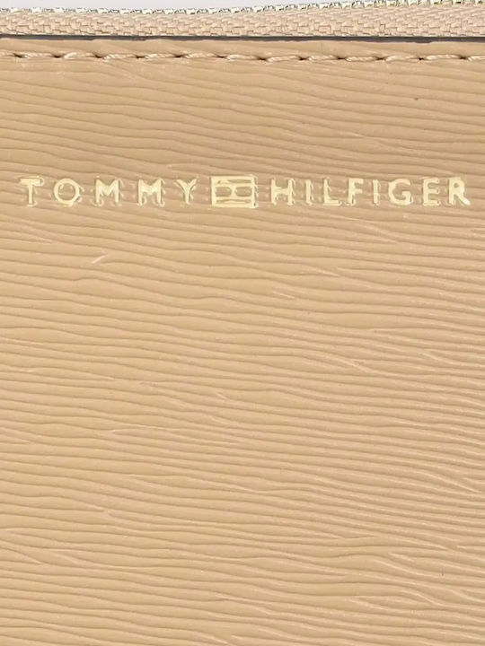 Tommy Hilfiger Th Modern Compact Μικρό Γυναικείο Πορτοφόλι Εκρού
