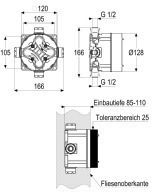 Concealed Body Push-select Tec-box Heinrich Schulte Alpha Line 500 – 1/2’’