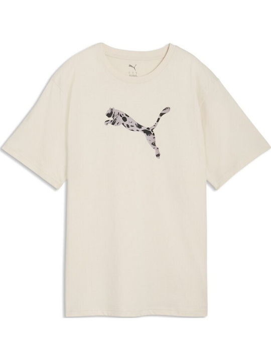Ess Graphic Γυναικείο T-shirt Μπεζ
