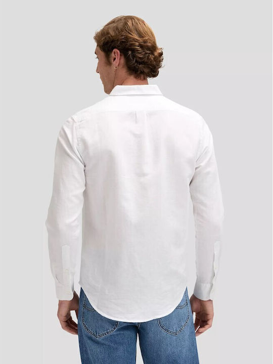 Long Sleeve Shirt in Regular Fit White