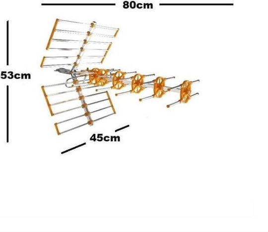 Findersat 34505 Εξωτερική / Εσωτερική Κεραία Τηλεόρασης (δεν Απαιτεί Τροφοδοσία)