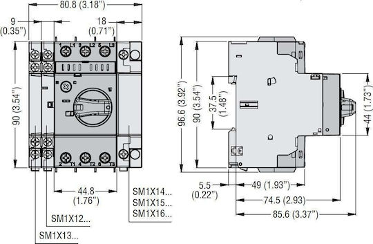 Lovato Electric Βιομηχανικός Διακόπτης SM1R0063