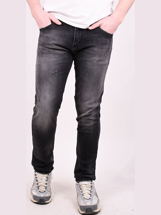 Men's Jeans Pants with Slim Fit Black