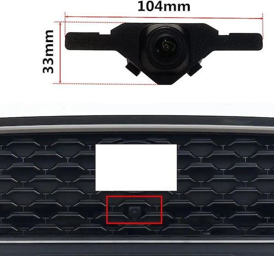 Digital Iq Camera Qs8310 Ahd-ntsc Front Camera Toyota Corolla Cross Mod 2021-2026
