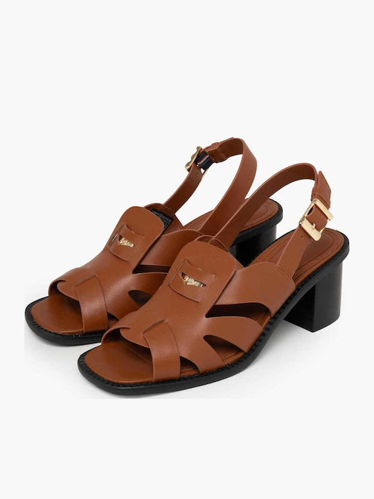 Leather Sandals Tabac