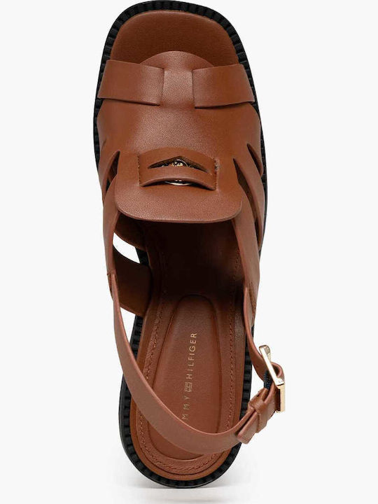 Leather Sandals Tabac