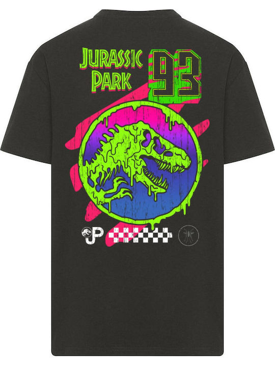 Jurassic Park Oversize Tee Black Jurassic Park Oversize Tee Black