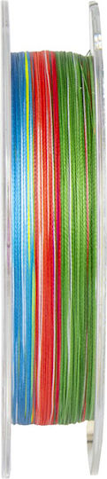 Νήμα Lucky John Vanrex Egi & Jigging X4 Multi Color 0.14mm Pe 0.8