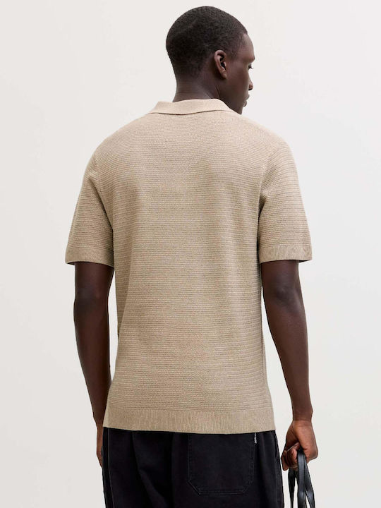 Jack & Jones Polo Μπλούζα Μπεζ