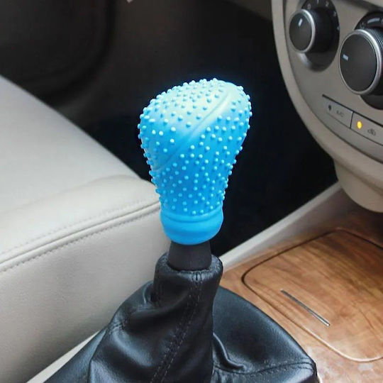 Rchang Silicone Round Grid Car Shift Knob Cover W1016