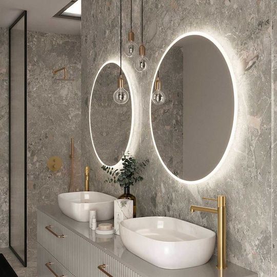 Imex Round Bathroom Mirror Led 60x60cm