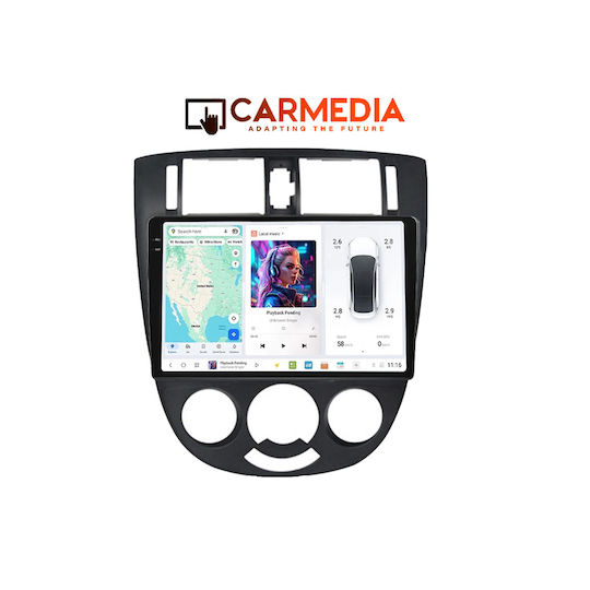 Carmedia Car Audio System for BMW X1 Chevrolet Lacetti 2005+ (Bluetooth/USB/AUX/WiFi/GPS/Apple-Carplay/Android-Auto) with Touch Screen 10.36"