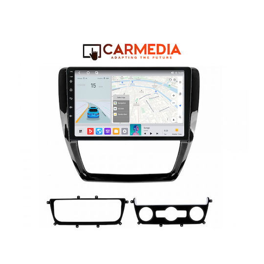 Carmedia Car Audio System for Volkswagen Jetta 2004-2015 (Bluetooth/USB/WiFi/GPS/Apple-Carplay/Android-Auto) with Touch Screen 10"