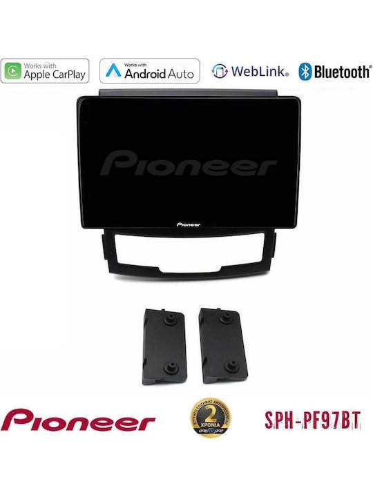 Pioneer Car Audio System for Ssangyong Korando 2010-2014 Bluetooth USB WiFi GPS Apple CarPlay Android Auto with 9" Touch Screen
