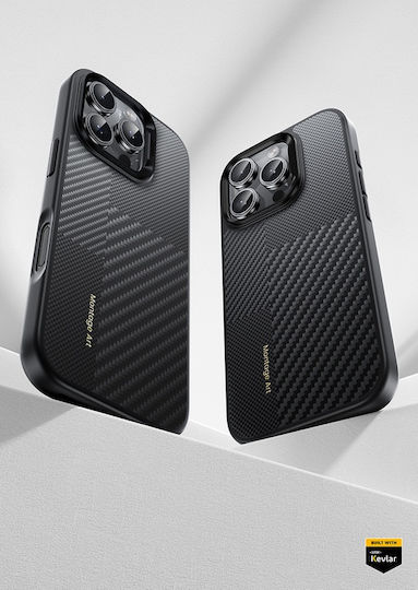 Задна корица Aramid Fiber Черен (iPhone 16 Pro)