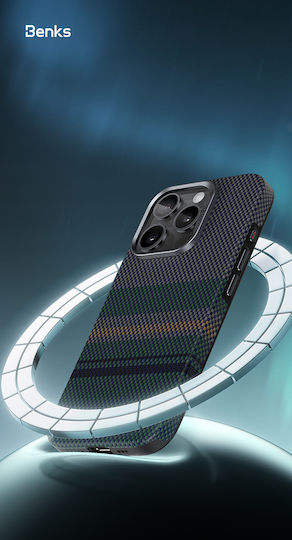 Back Cover Aramid Fiber Πράσινο (iPhone 16 Pro)