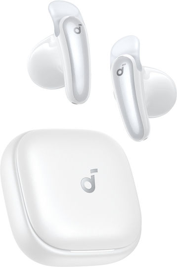 Soundcore by Anker Liberty Buds ANC Bluetooth Handsfree Слушалки с Устойчивост на Изпотяване и Калъф за Зареждане Бели