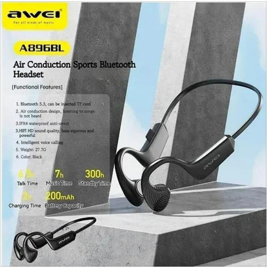 Awei A892BL Casti Bluetooth Handsfree cu Conductie Osoasa cu Rezistență la Transpirație