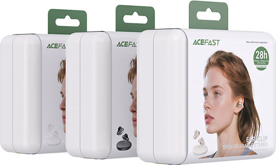 Acefast Aceclip Pro Open Ear Bluetooth Handsfree Ακουστικά με Αντοχή στον Ιδρώτα και Θήκη Φόρτισης Χρυσά