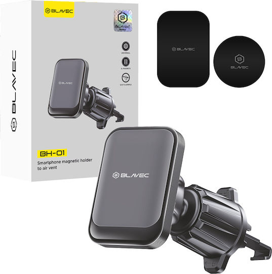 Blavec Suport Auto pentru Telefon cu Magnet Negru
