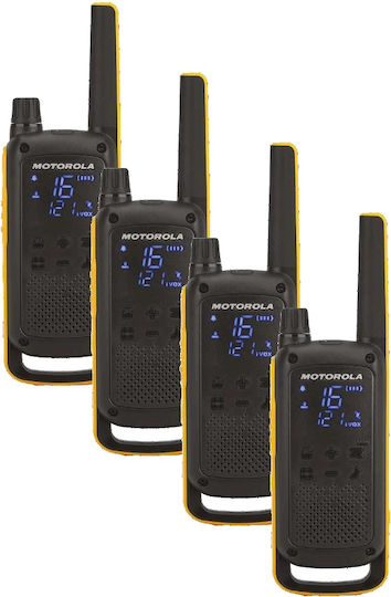 Motorola Talkabout T82 Extreme Transmițător Wireless PMR 0.5W cu Ecran Monocrom Set 4buc