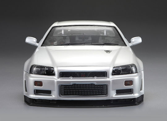 Killerbody Nissan Skyline R34 Finished Bodyshell Pearl White Printed 195mm Rtu Killer Body