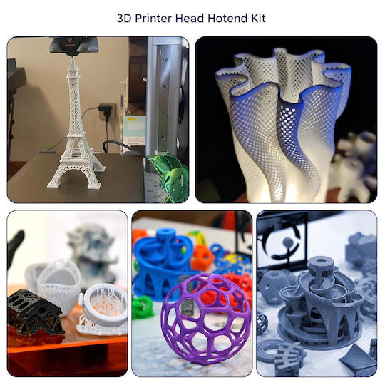 Kit Hotend Bambu Lab A1/A1 Mini Imprimante 3D – 2 Bucăți Cap De Imprimare 0.4 Mm Duze Oțel 0.2 0.4 0.6 Mm Mâneci Silicon Ace Curățare Pensetă