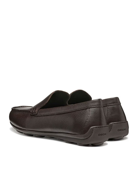 Leather Men's Moccasins in Brown Colour