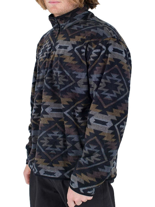 Langarm Herrenbluse Schwarz