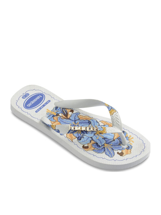 Top Tropicalia Vibes II Flip Flops in White Colour
