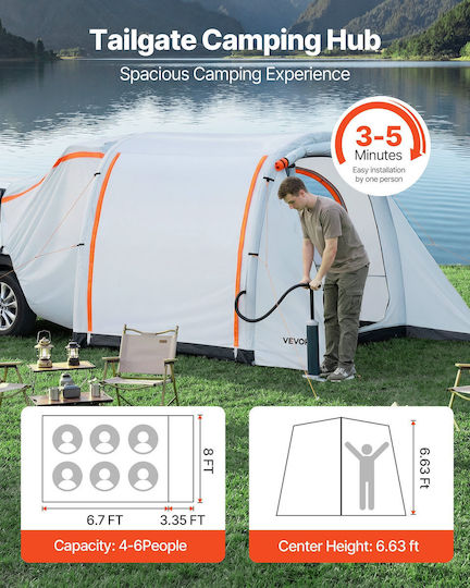 Vevor Camping Tent Car 3 Seasons 244x204cm
