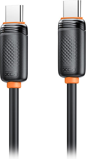 XO Cablu USB 2.0 USB-C Masculin - USB-C 60W PD Negru 1m 16.005.0405