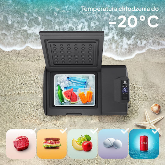 Peme Expedition 30 Φορητό Ψυγείο 27lt 12V / 24V Μαύρο