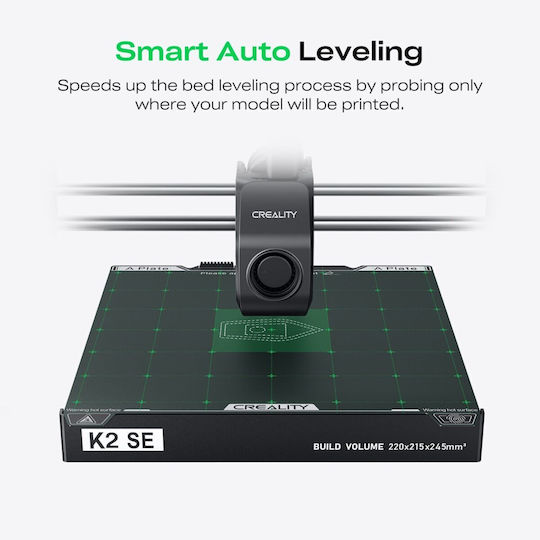 Creality3D K2 SE Combo with CFS FDM Semi Enclosed Αυτόνομος 3D Printer Διπλού Extruder με Σύνδεση Ethernet / USB / Wi-Fi