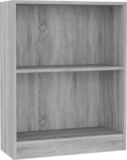Βιβλιοθήκη Γκρι Sonoma 60x24x74.5εκ.
