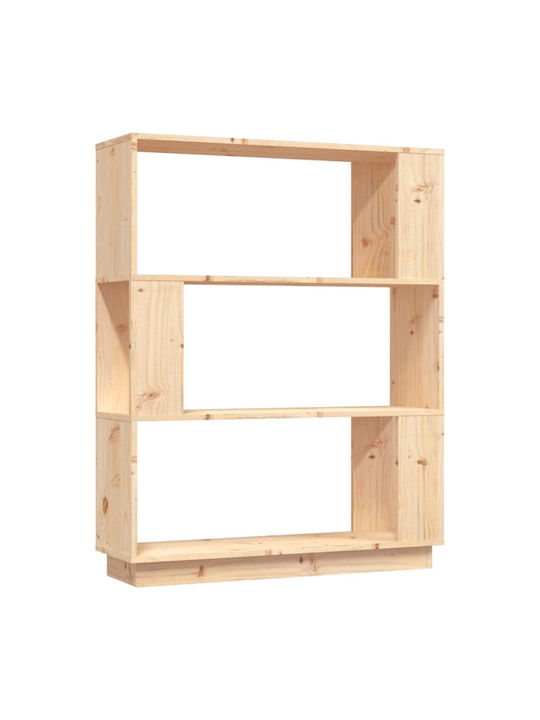 Bookcase Beige 80x25x101cm