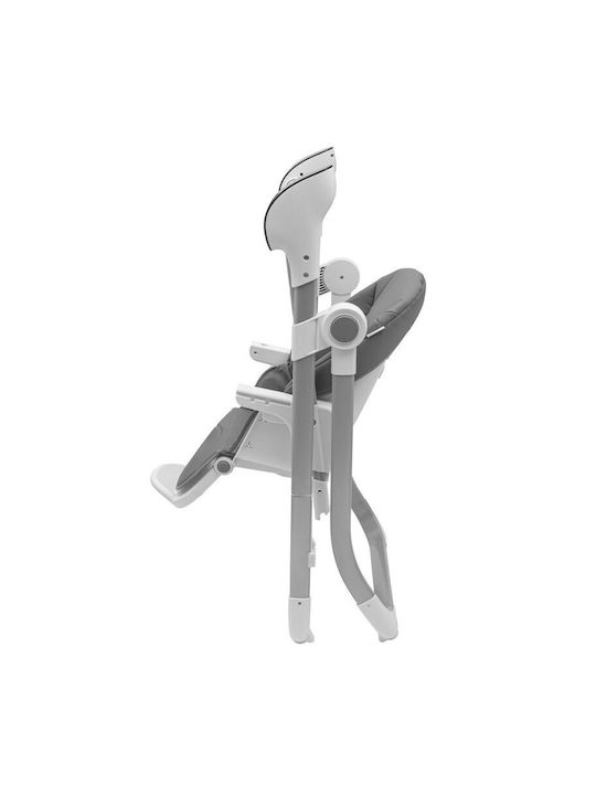 New Baby Smart Scaun Înalt De Masă Bebe Pliabil 2 În 1 Gri