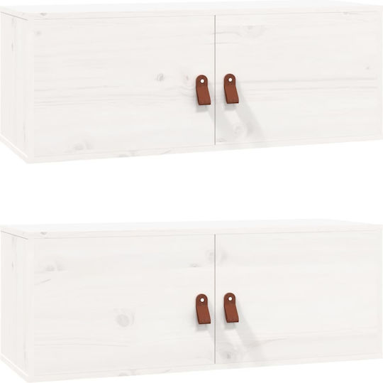 Hanging Living Room Cabinet Made of Natural Solid Wood