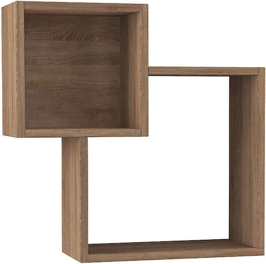 Shelf Wall Elendra 57.5x20x57.5cm Beige Shelf Wall Elendra 57.5x20x57.5cm Beige