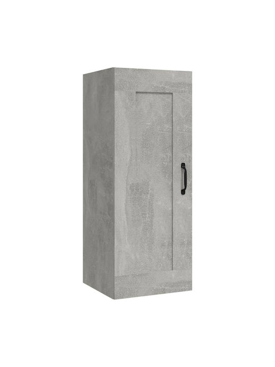 Kabinett Wand Grey Concrete 35x34x90cm