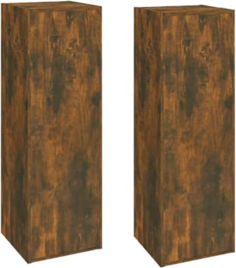 Hanging Living Room Cabinet Made of Particle Board with Lighting