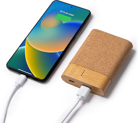 KOBE Power Bank 5000mAh with USB-A Port Beige