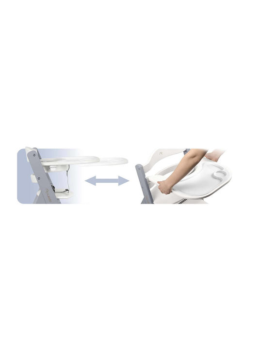 Nukido Nelo Baby Highchair with Adjustable Height White