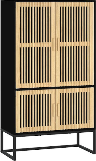 Bibliothek Schwarz 70x35x125cm 352140 Bibliothek Schwarz 70x35x125cm 352140