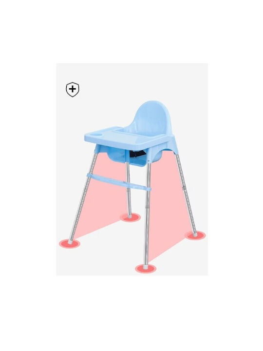 Alista Home Scaun Înalt De Masă Bebe Cu Înălțime Reglabilă Roz